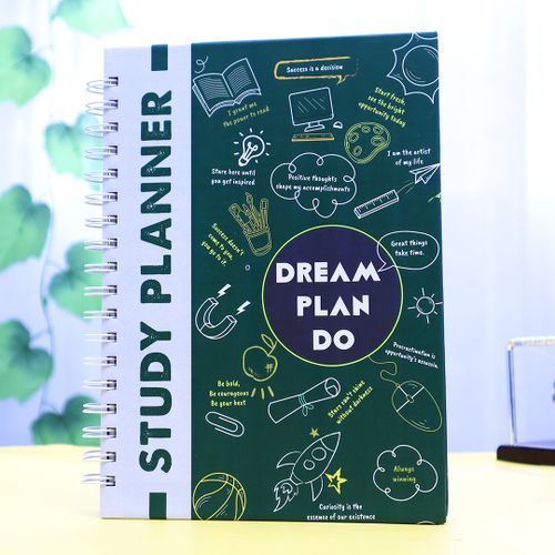 Green Student Study Planner | Revision Book | School Book | Back To school | Back To School Offers | Study Planner Gift | Teen Gift Idea | School Gift