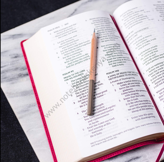 NKJV Pink Faux Leather Bible | End Of Verse Reference Bible | Large Print | Comfort Print | Christian Bible NKJV | New King James Version (NKJV) | Floral Bible | Gift Idea | Pink Bible