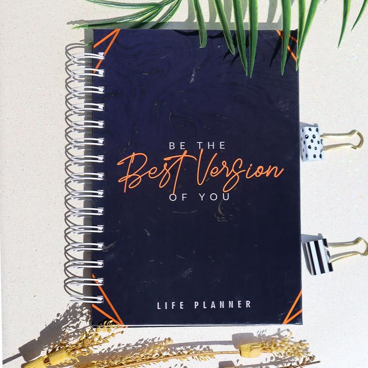 6 Months Undated Life Planner Journal Notebook | To-do-list | Work Cute Gift | Female Gift | Gift Idea | Notebook | Journal | Monthly Planner | Budget Planner | Male Gift Idea | Daily Life Planner