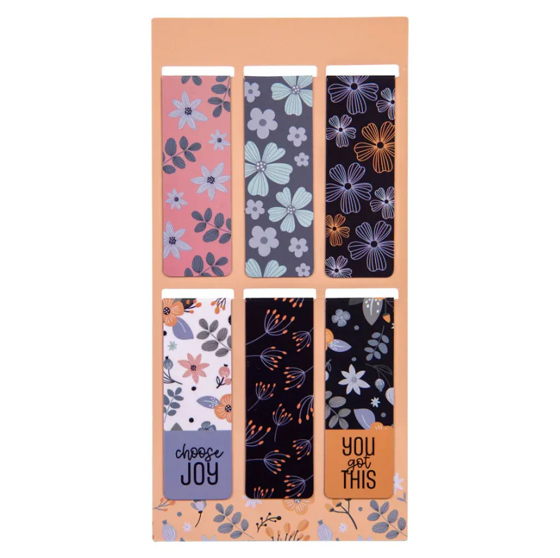 A Grateful Heart Six-Piece Magnetic Bookmark Set | Idea| Readers Gift | Scripture Bookmarks | Christian Gift | Affirmation Bookmarks | Magnetic Book marks | Book Marks | Creative Gift