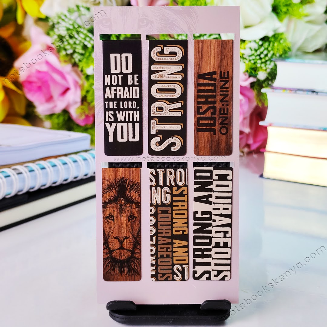 Strong & Courageous Magnetic Bookmarks (Set of 6)  | Male Gift | Idea| Readers Gift | Scripture Bookmarks | Christian Gift | Affirmation Bookmarks | Magnetic Book marks | Book Marks | Creative Gift