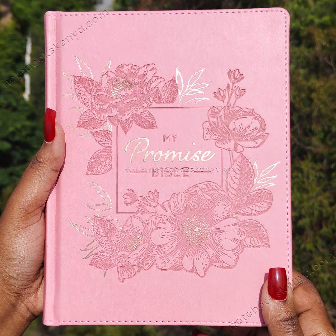 KJV Pink Faux Leather My Promise Bible – Journaling Edition | Christian Bible KJV | King James Version (KJV) | Floral Bible | Girl Gift | Gift | Jornaling Bible