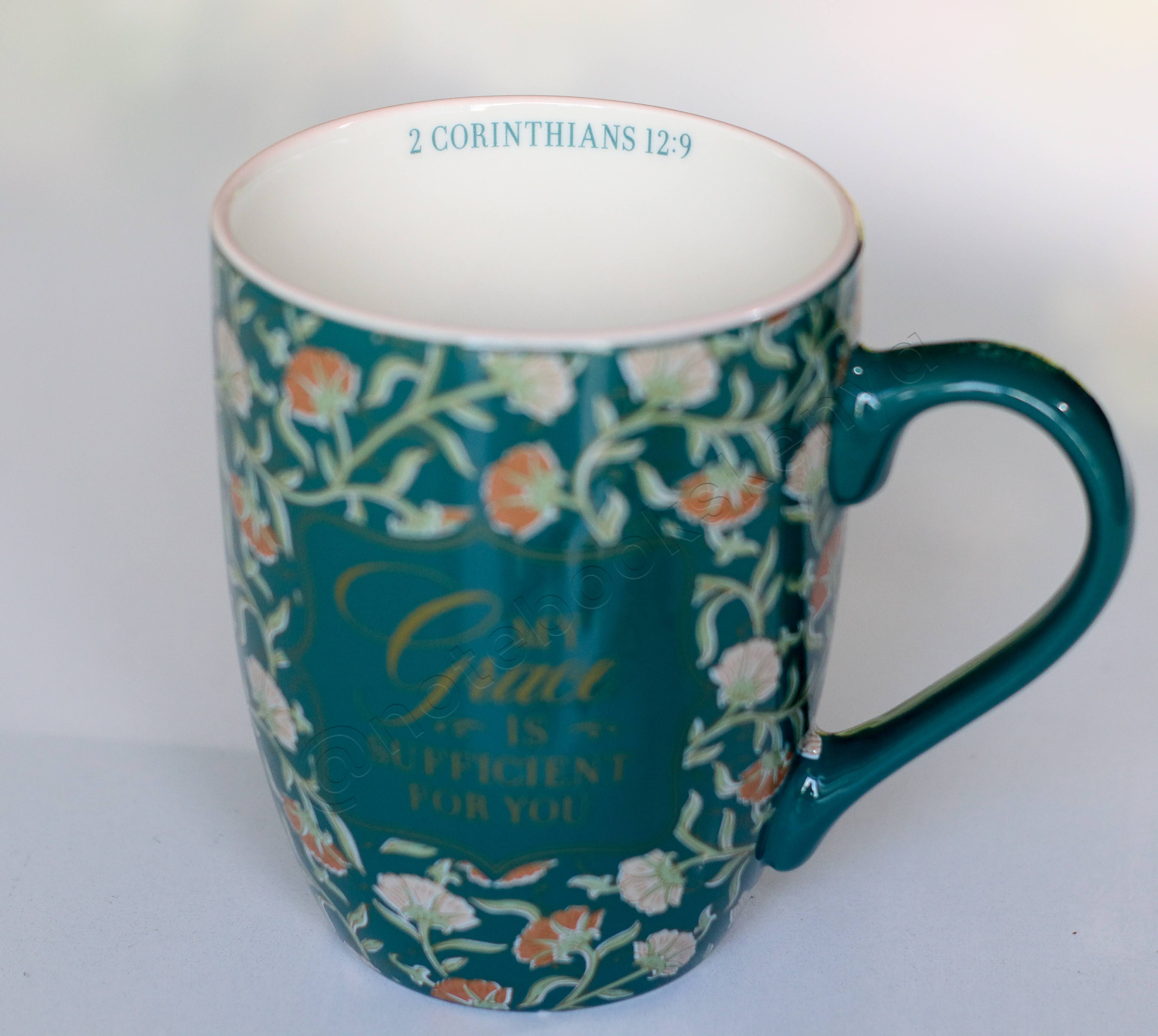 Ceramic Mug/Cup | My Grace Is Sufficient Ceramic Mug | Christian Gift Idea | Gift Idea | Branded Coffee/ Tea Mug | Feminine Gift Idea | Work Gift Idea | Affirmations