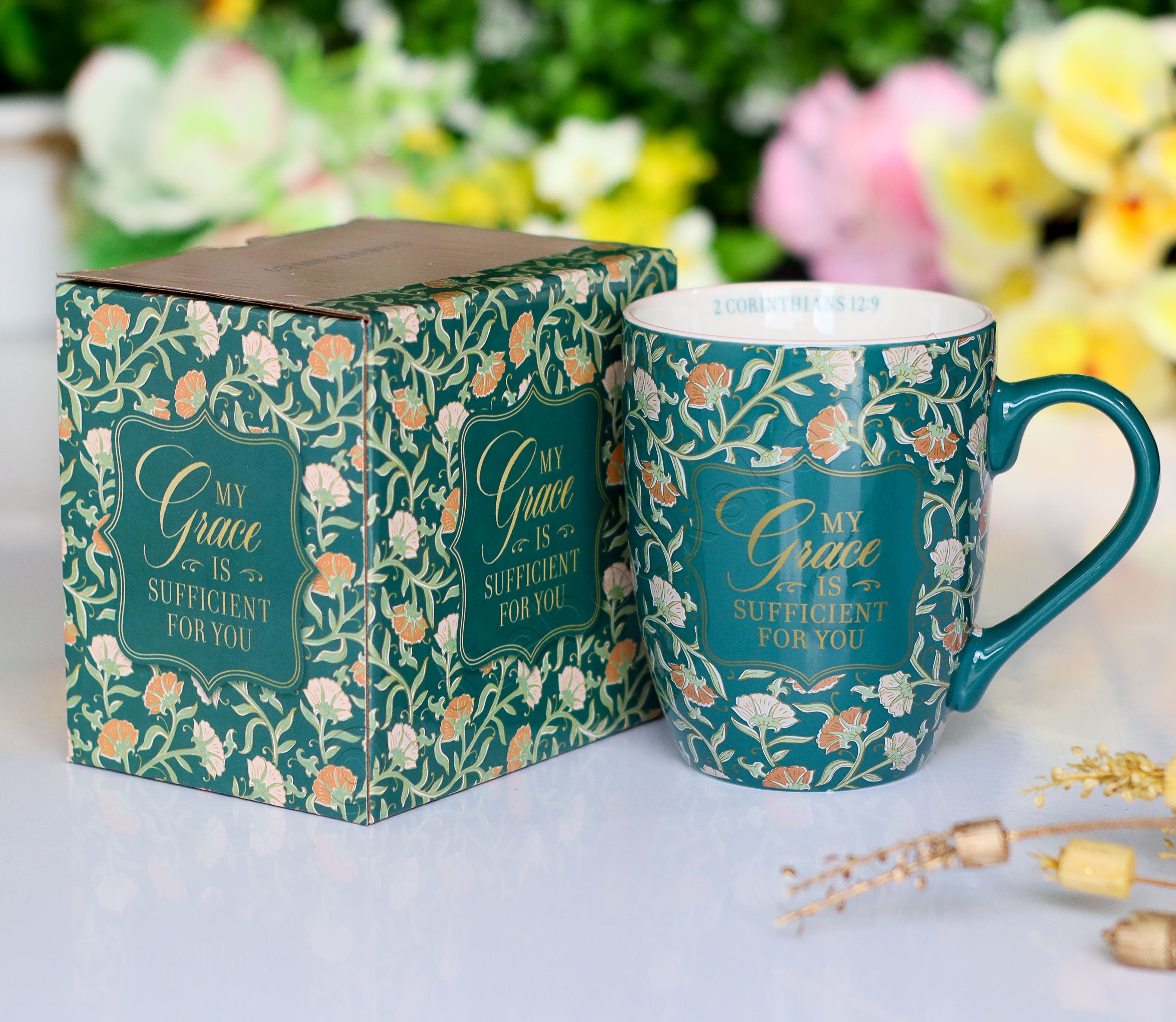 Ceramic Mug/Cup | My Grace Is Sufficient Ceramic Mug | Christian Gift Idea | Gift Idea | Branded Coffee/ Tea Mug | Feminine Gift Idea | Work Gift Idea | Affirmations