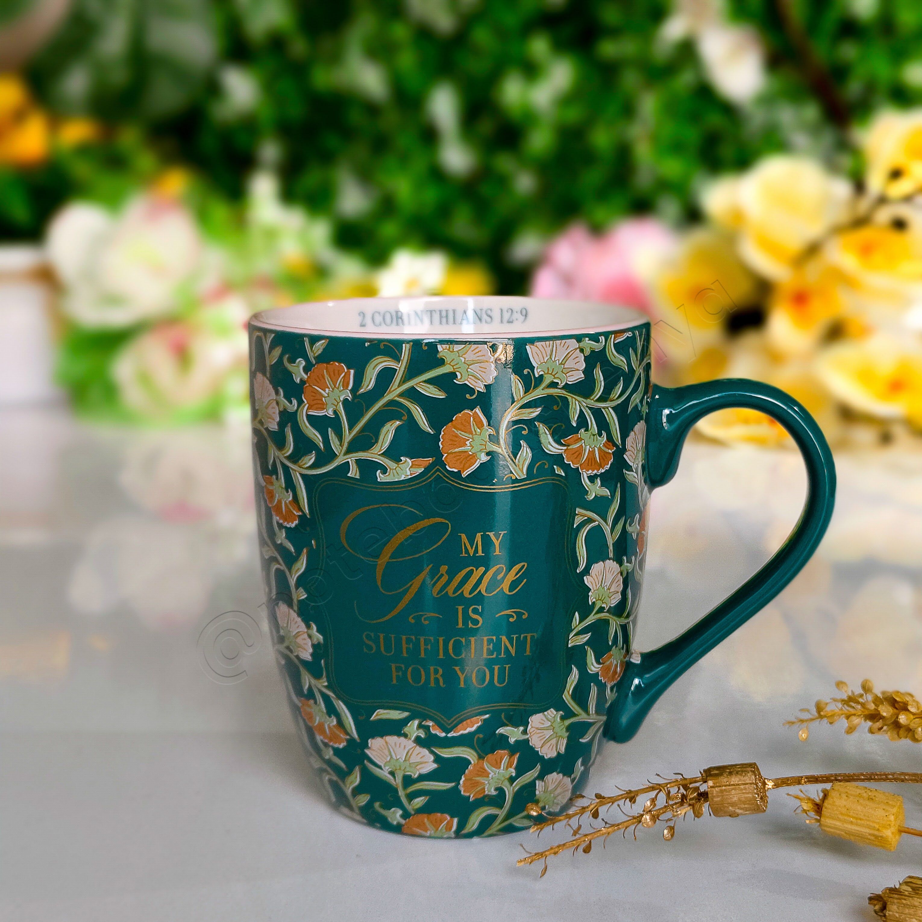 Ceramic Mug/Cup | My Grace Is Sufficient Ceramic Mug | Christian Gift Idea | Gift Idea | Branded Coffee/ Tea Mug | Feminine Gift Idea | Work Gift Idea | Affirmations