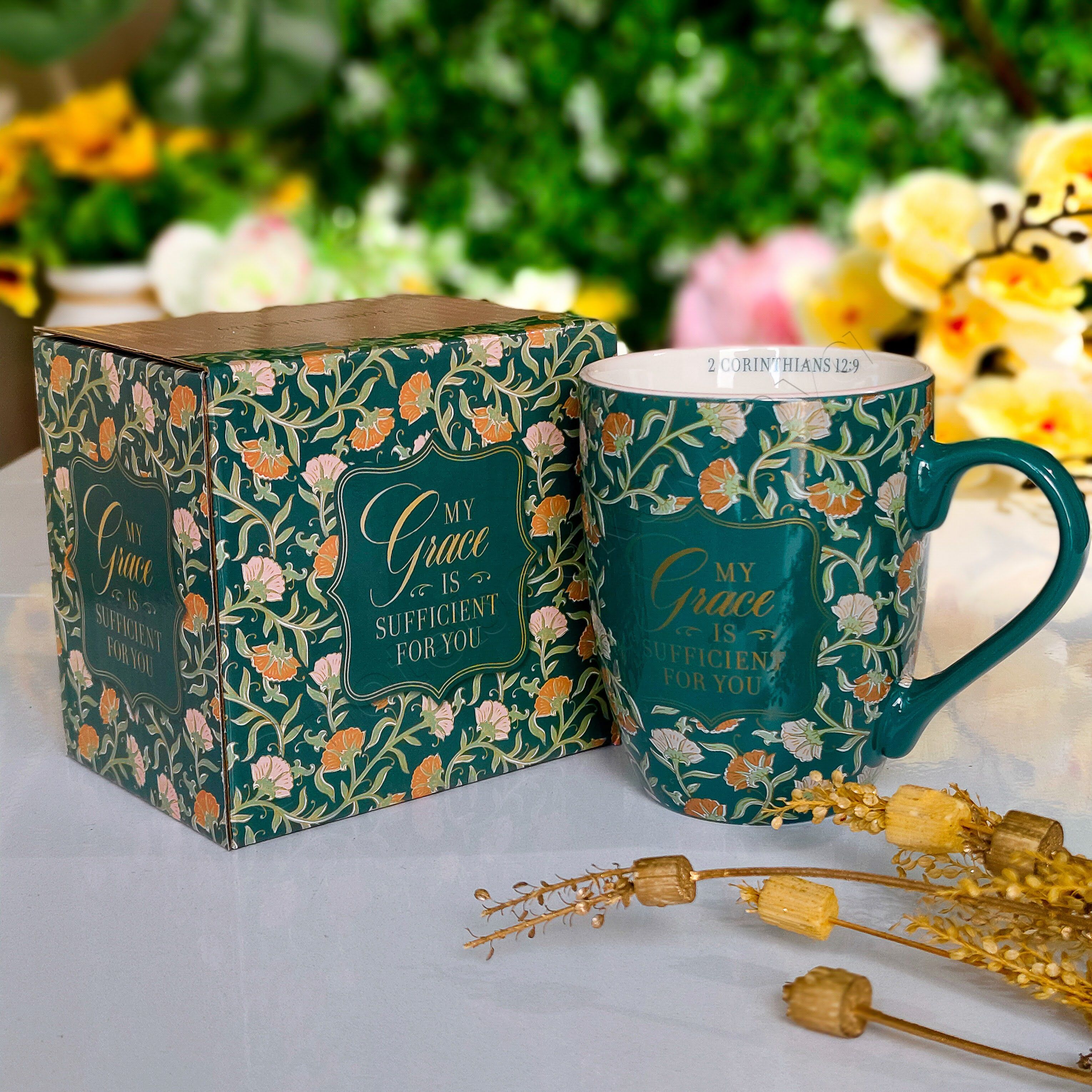 Ceramic Mug/Cup | My Grace Is Sufficient Ceramic Mug | Christian Gift Idea | Gift Idea | Branded Coffee/ Tea Mug | Feminine Gift Idea | Work Gift Idea | Affirmations