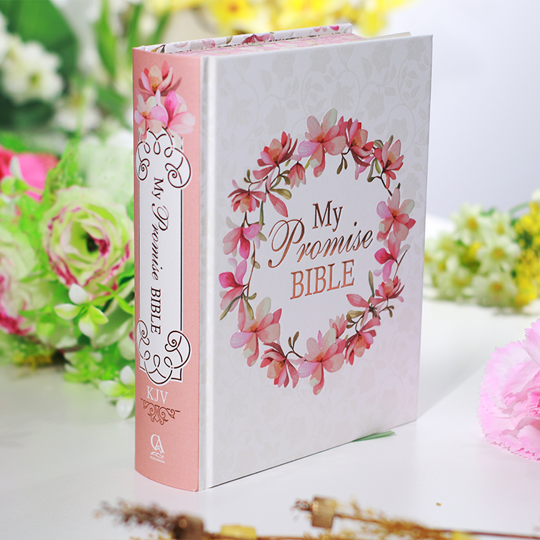 KJV My Promise Bible – Flower Garland Edition | Christian Bible KJV | King James Version (KJV) | Floral Bible | Girl Gift  | Journaling Bible | Coloring Bible
