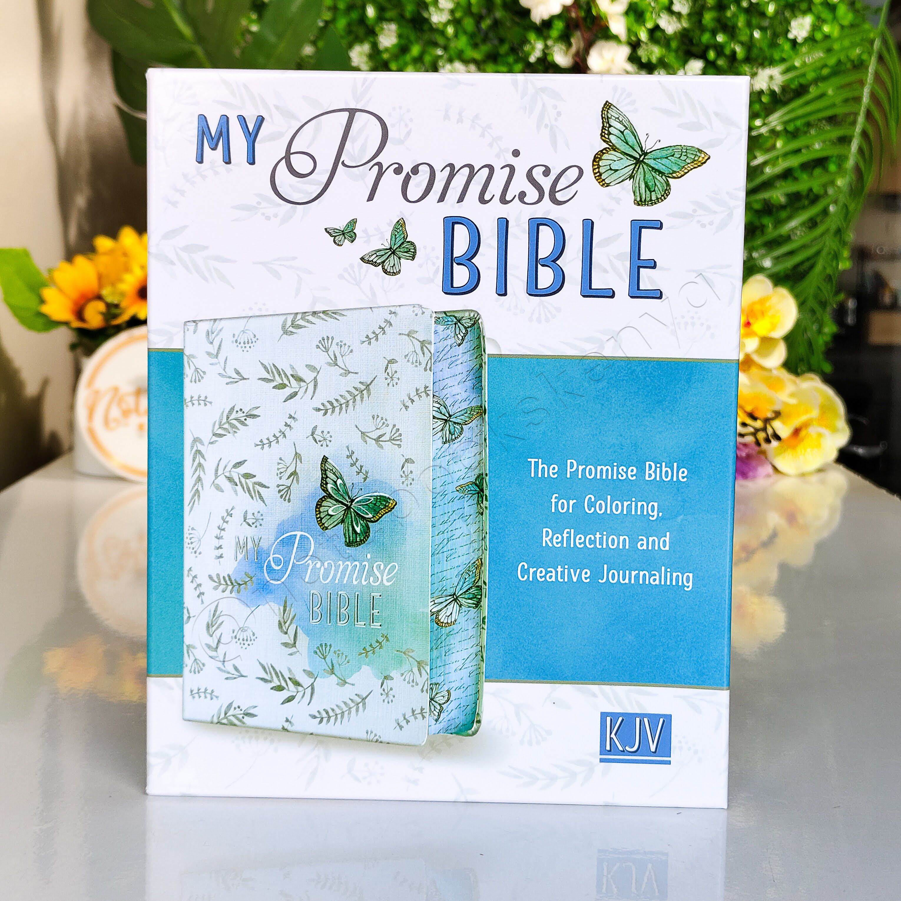 KJV My Promise Bible – Butterflies Edition | Christian Bible KJV | King James Version (KJV) | Floral Bible | Girl Gift  | Journaling Bible | Coloring Bible