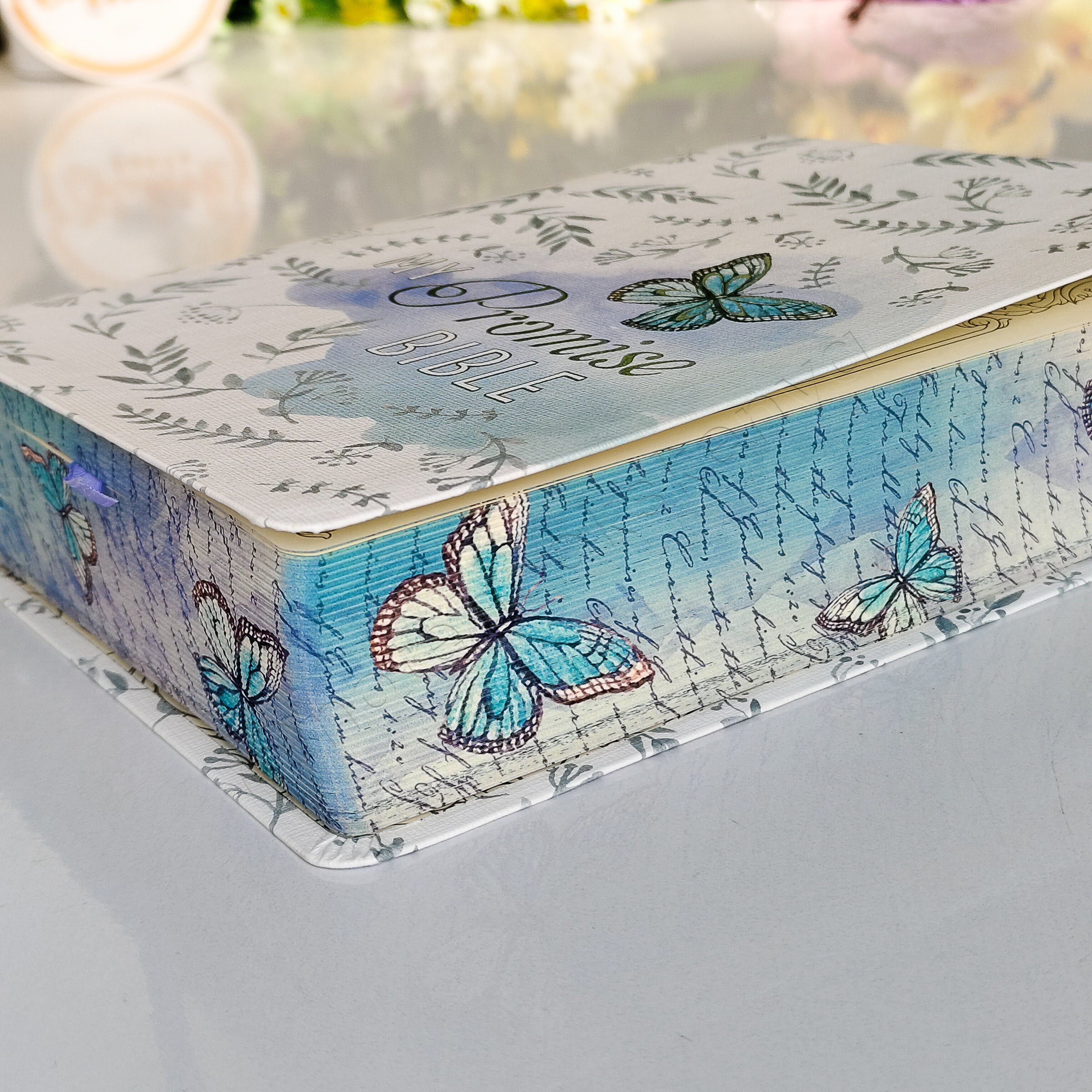 KJV My Promise Bible – Butterflies Edition | Christian Bible KJV | King James Version (KJV) | Floral Bible | Girl Gift  | Journaling Bible | Coloring Bible