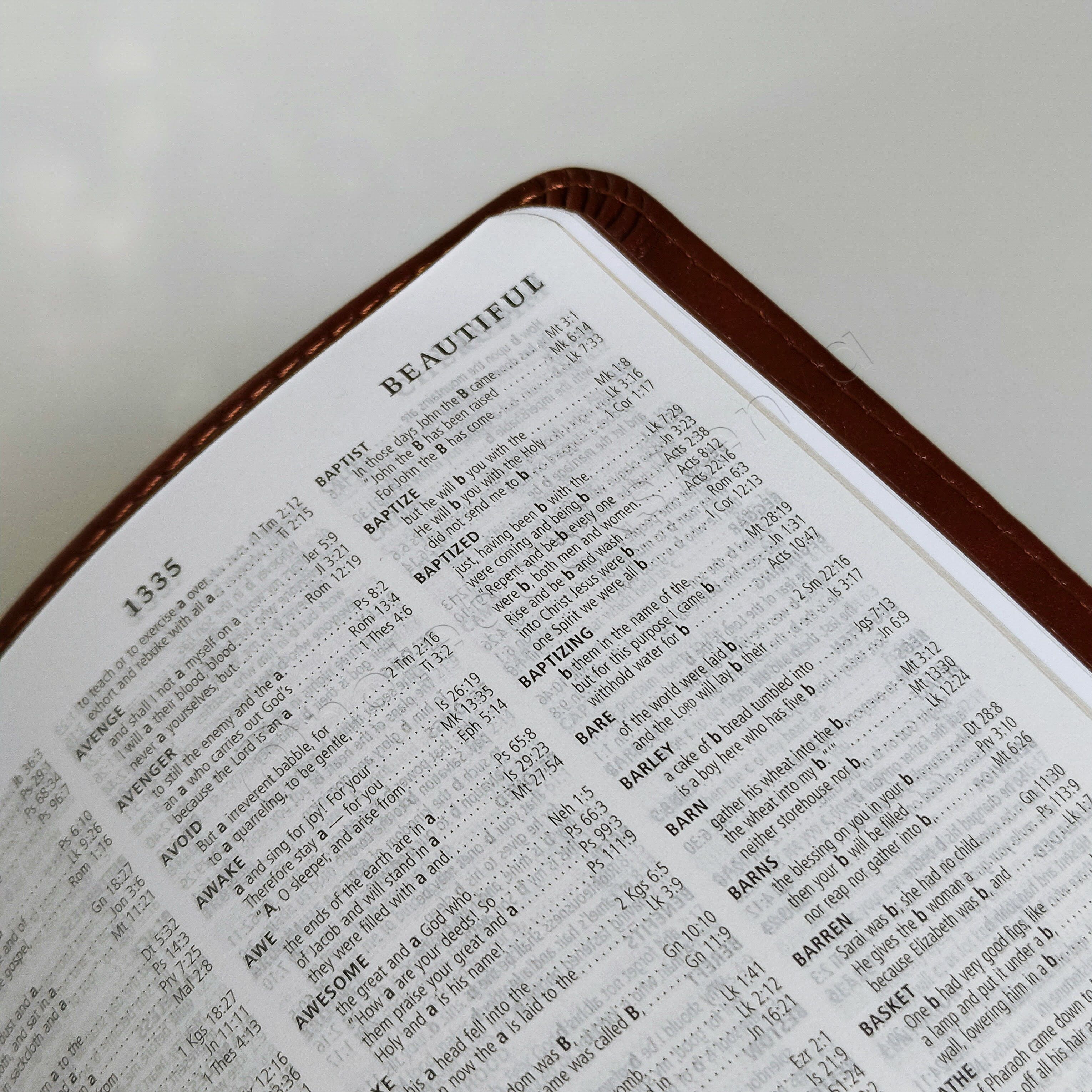 Elegant and Portable | ESV Large Print Compact Bible | Christian Bible ESV | English Standard Version(ESV) | Large Print Bible | Gift | Concordance Bible | Complete ESV text | Thumb Indexed Bible
