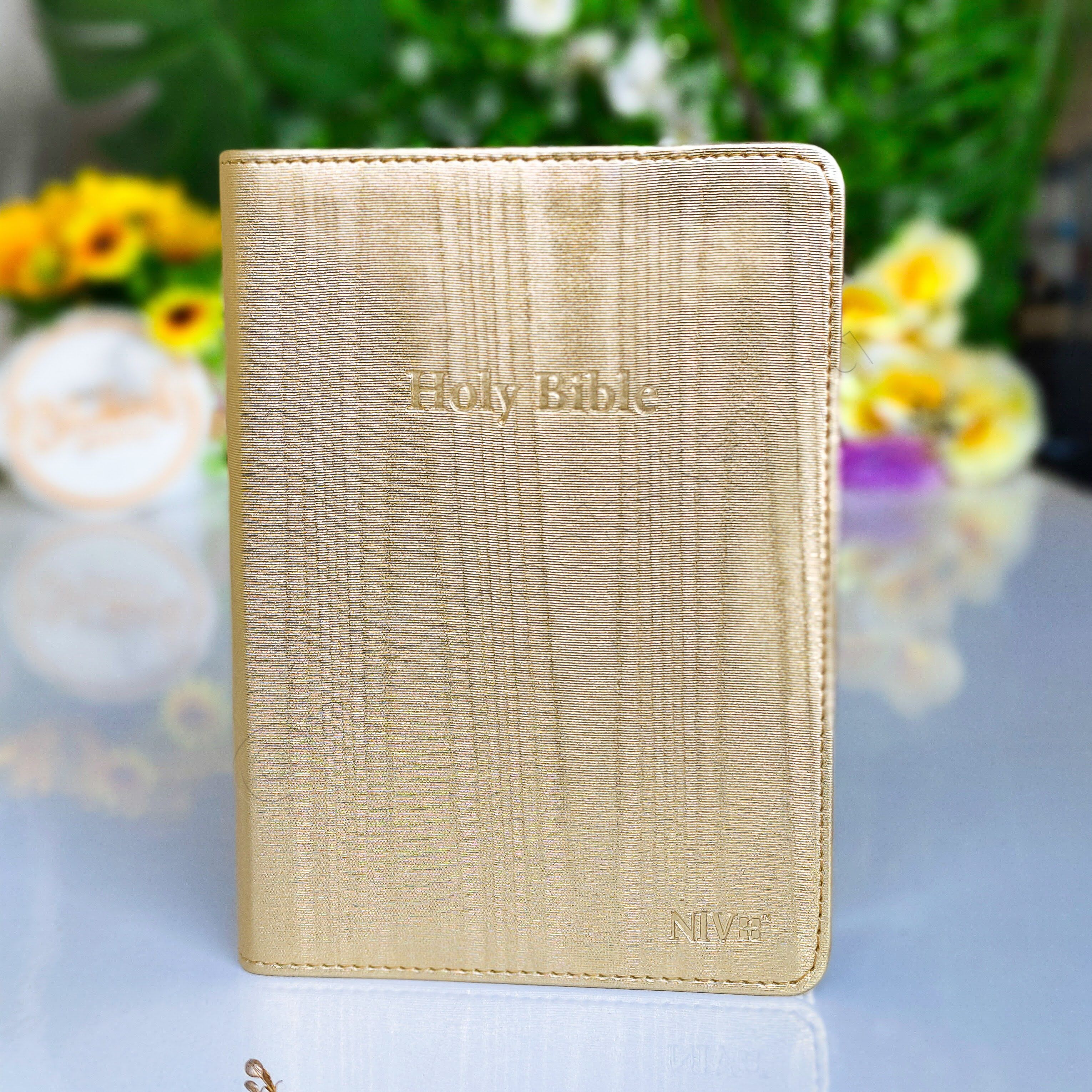Elegant and Portable | NIV Pocket Bible with Index Tabs– PU Leather | Christian Bible NIV | New International Version(NIV) | Gift | Concordance Bible | Thumb Indexed Bible | Small Bible | Words In Red