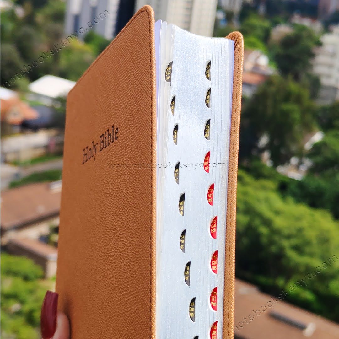 Elegant and Portable | NIV Pocket Bible with Index Tabs– PU Leather | Christian Bible NIV | New International Version(NIV) | Gift | Concordance Bible | Thumb Indexed Bible | Small Bible | Words In Red
