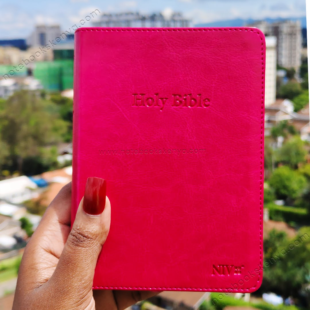 Elegant and Portable | NIV Pocket Bible with Index Tabs– PU Leather | Christian Bible NIV | New International Version(NIV) | Gift | Concordance Bible | Thumb Indexed Bible | Small Bible | Words In Red