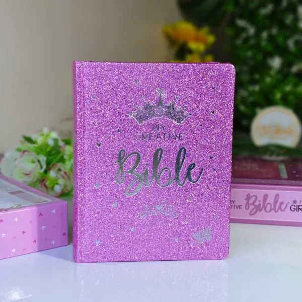 My Creative Bible for Girls – ESV Purple Glitter Hardcover Edition💜 Gifts for Girls | English Standard Version | ESV | Coloring Bible | Girl Bible