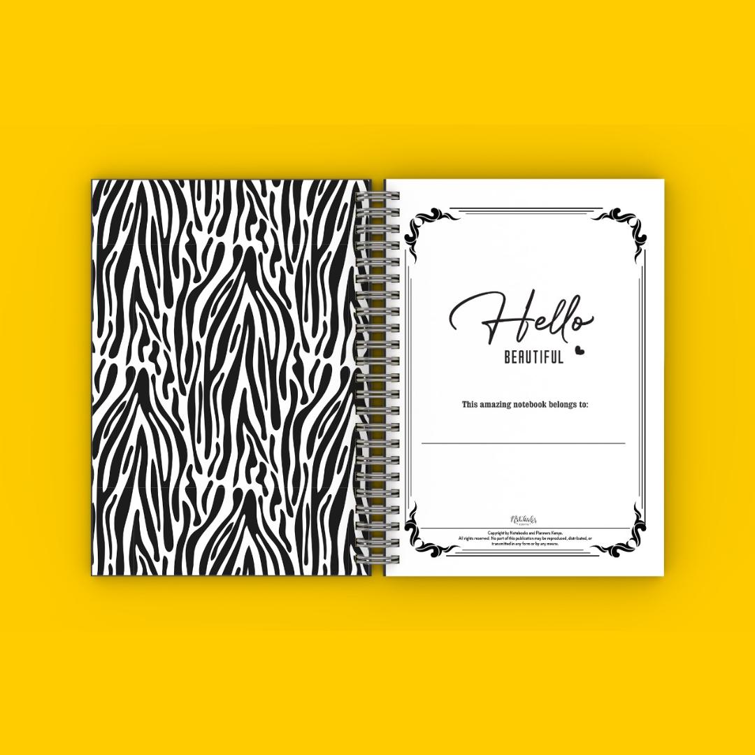 Polka Dot Girl Boss Chique Notebook | Notebook Journal | Notebook Diary | Plain Notebook | Writing Notebook | Girly Notebook | Chic Notebook | Gift Idea | Feminine Gift Idea | Work Gift Idea
