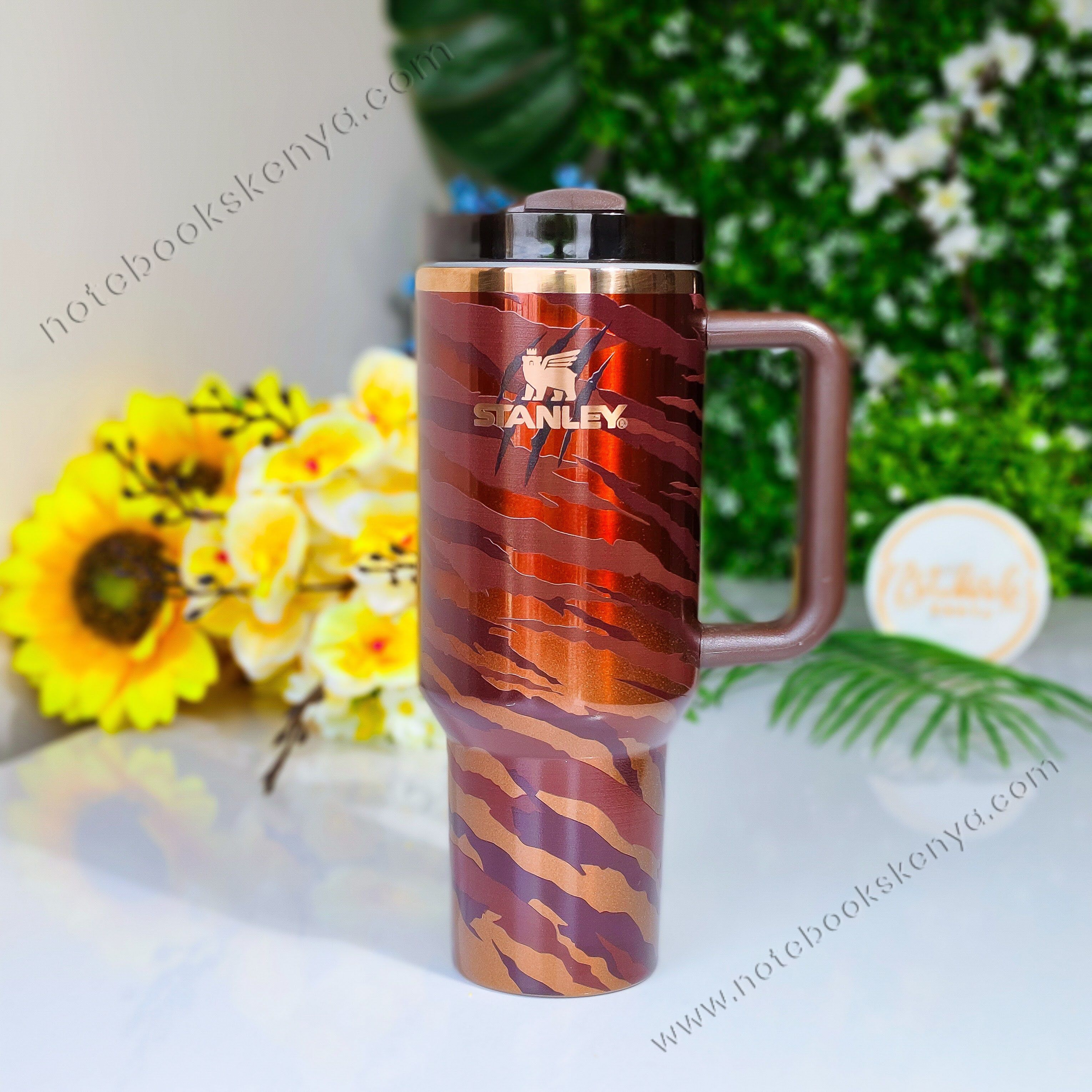 TYLA TYGER Double-Walled Vacuum Mug – Stainless Steel Travel Tumbler for Women | Hot & Cold Insulated Cup | Office, Car, & Picnic Use | Stanley Mug | Timeless Female Gift