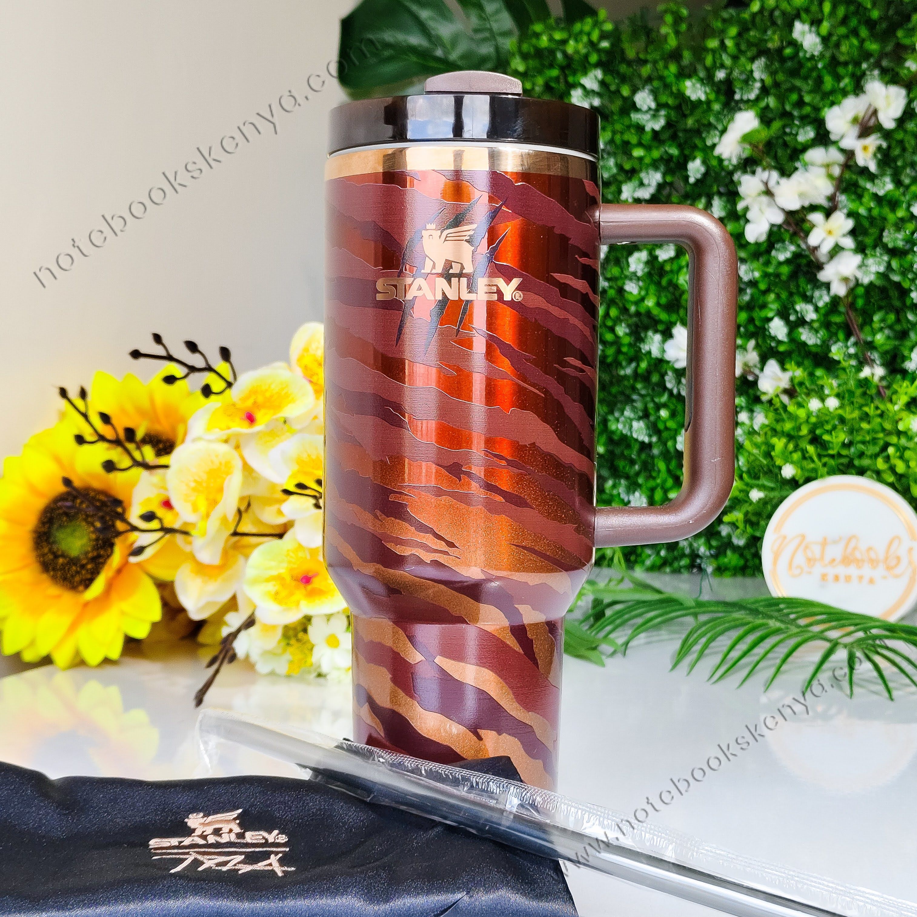 TYLA TYGER Double-Walled Vacuum Mug – Stainless Steel Travel Tumbler for Women | Hot & Cold Insulated Cup | Office, Car, & Picnic Use | Stanley Mug | Timeless Female Gift