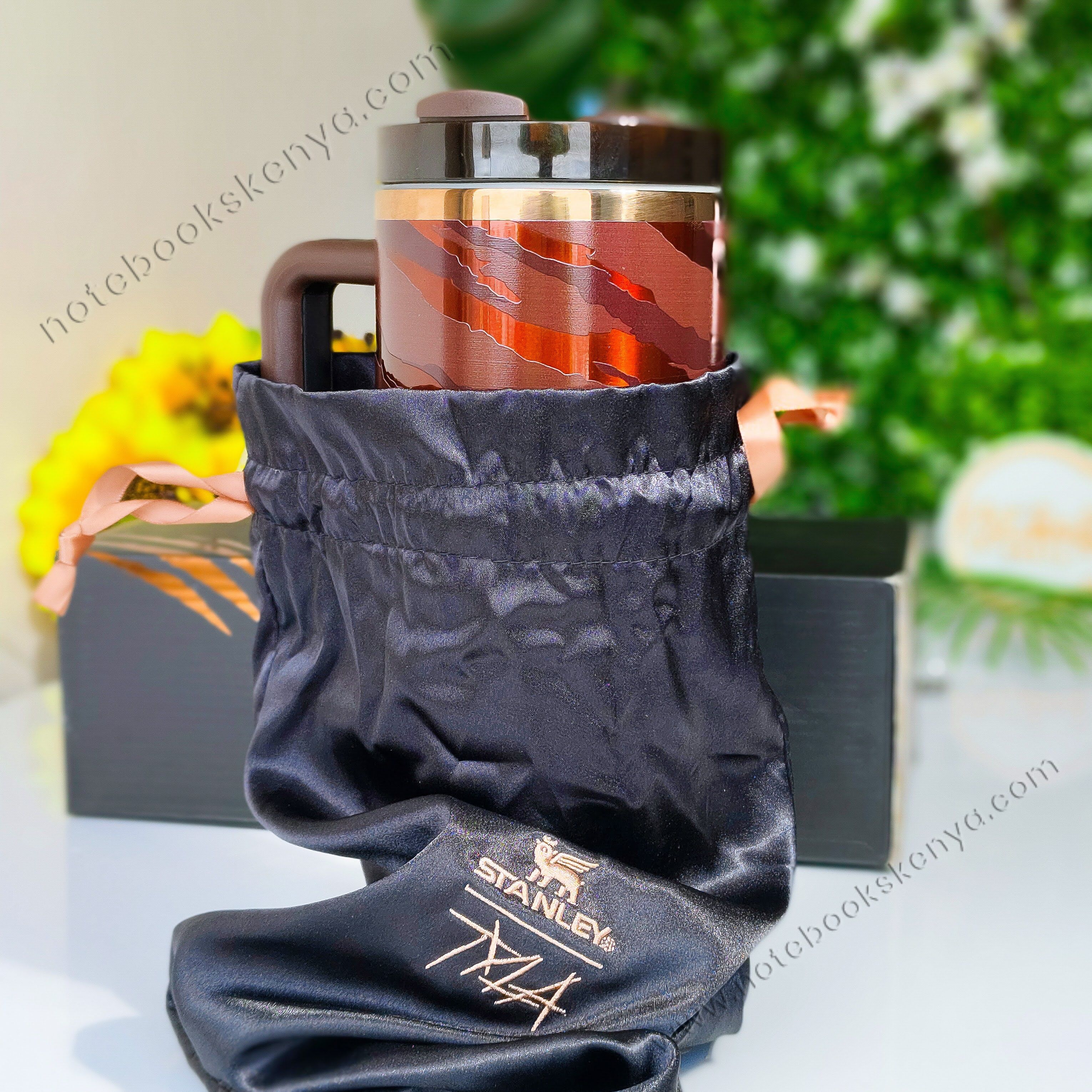 TYLA TYGER Double-Walled Vacuum Mug – Stainless Steel Travel Tumbler for Women | Hot & Cold Insulated Cup | Office, Car, & Picnic Use | Stanley Mug | Timeless Female Gift
