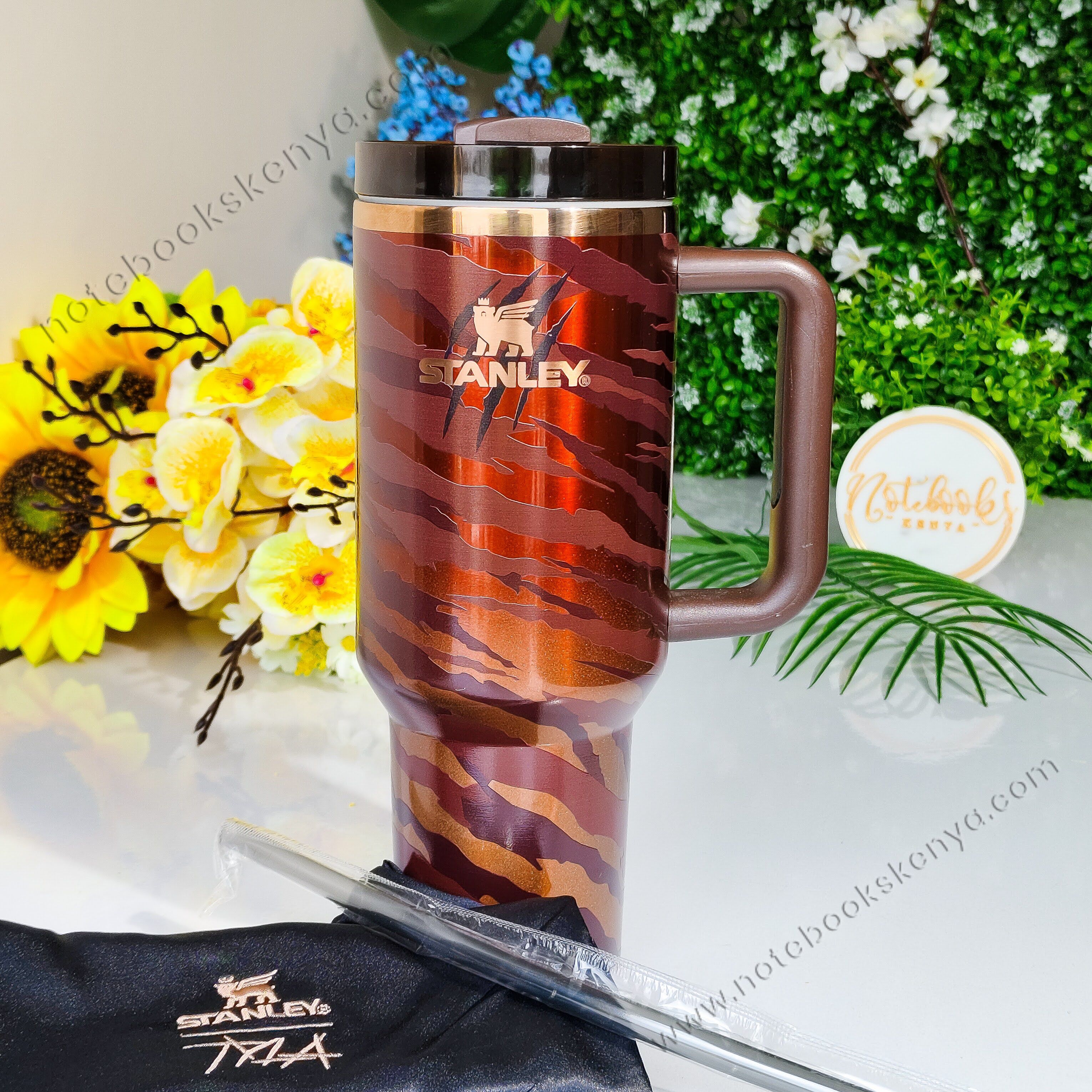 TYLA TYGER Double-Walled Vacuum Mug – Stainless Steel Travel Tumbler for Women | Hot & Cold Insulated Cup | Office, Car, & Picnic Use | Stanley Mug | Timeless Female Gift