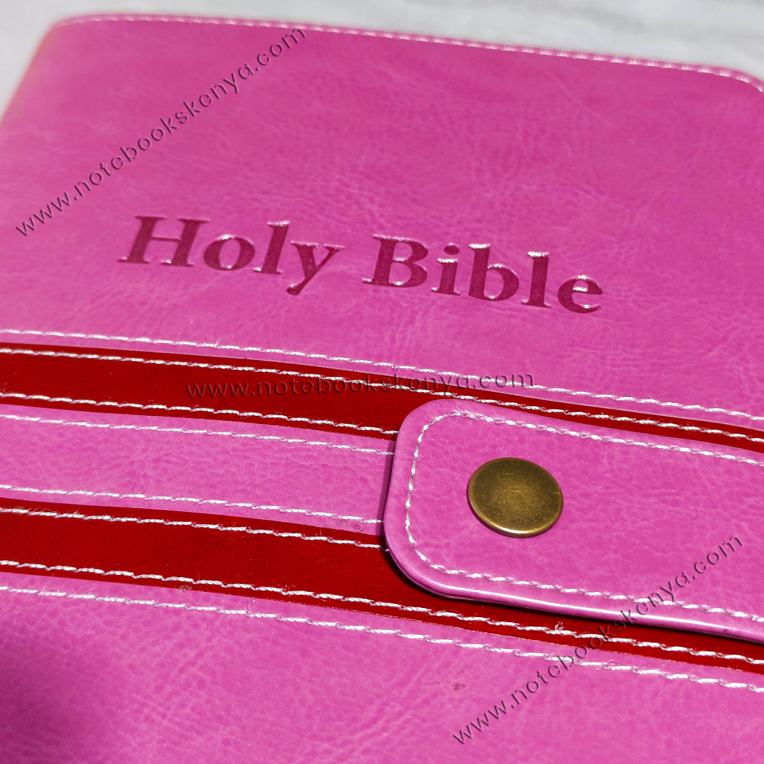 NIV Bible |  Pink Press Button | Duotone – Pink & Blue | Christian Bible NIV | The New International Version (NIV) | Gift Idea | Pink Bible | Blue Bible | Bible with Button