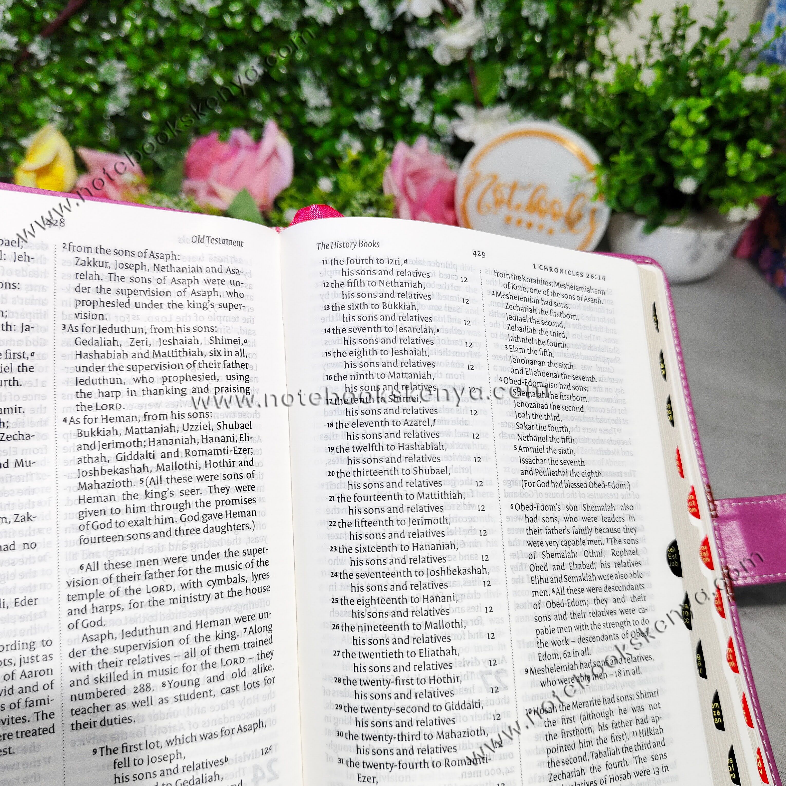 NIV Bible |  Pink Press Button | Duotone – Pink & Blue | Christian Bible NIV | The New International Version (NIV) | Gift Idea | Pink Bible | Blue Bible | Bible with Button
