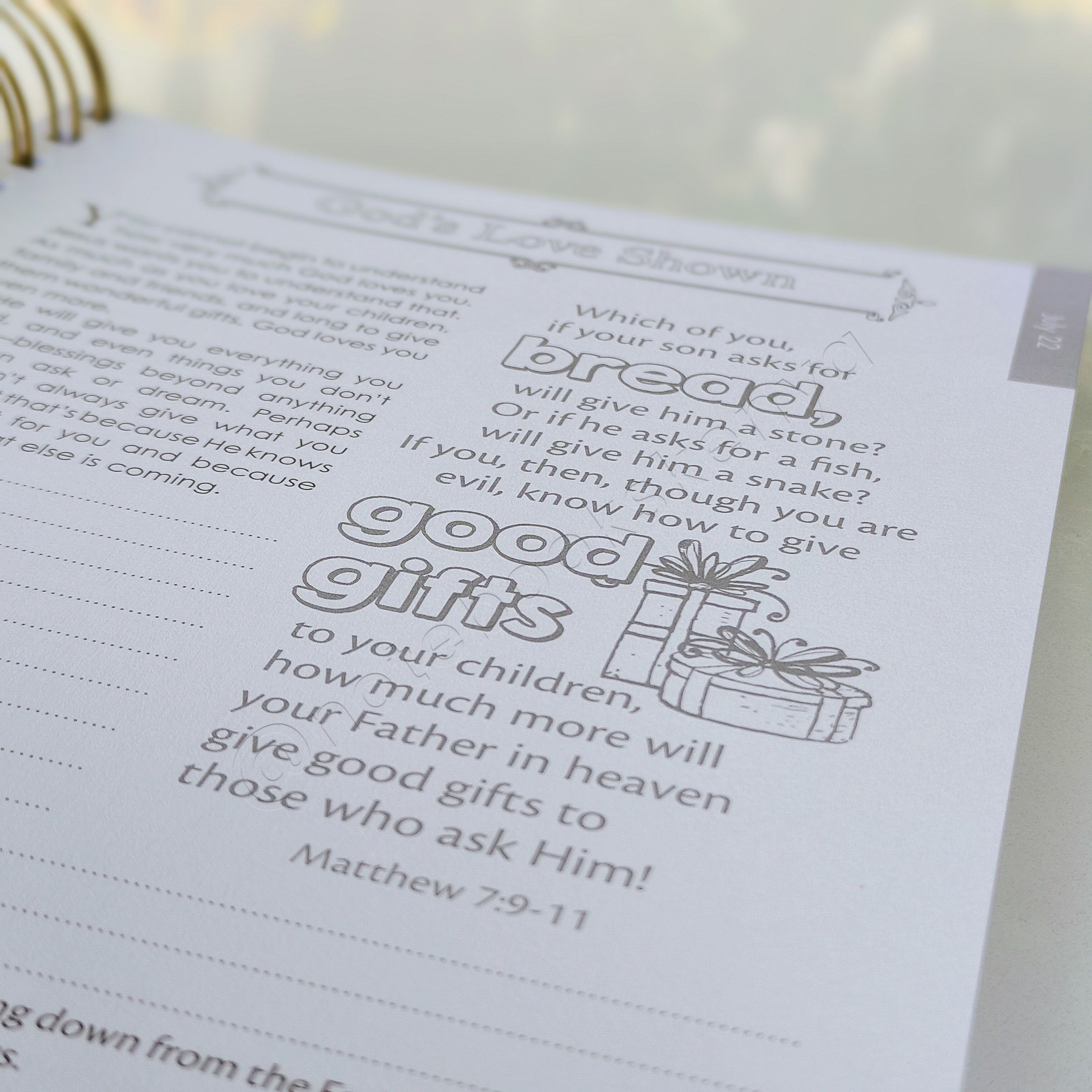 The Illustrated Words of Jesus for Women - A Devotional Coloring Book | Christian Devotional | Yearly Devotional | Devotional For Women | Bible Study Accessory | Christian Gift Idea