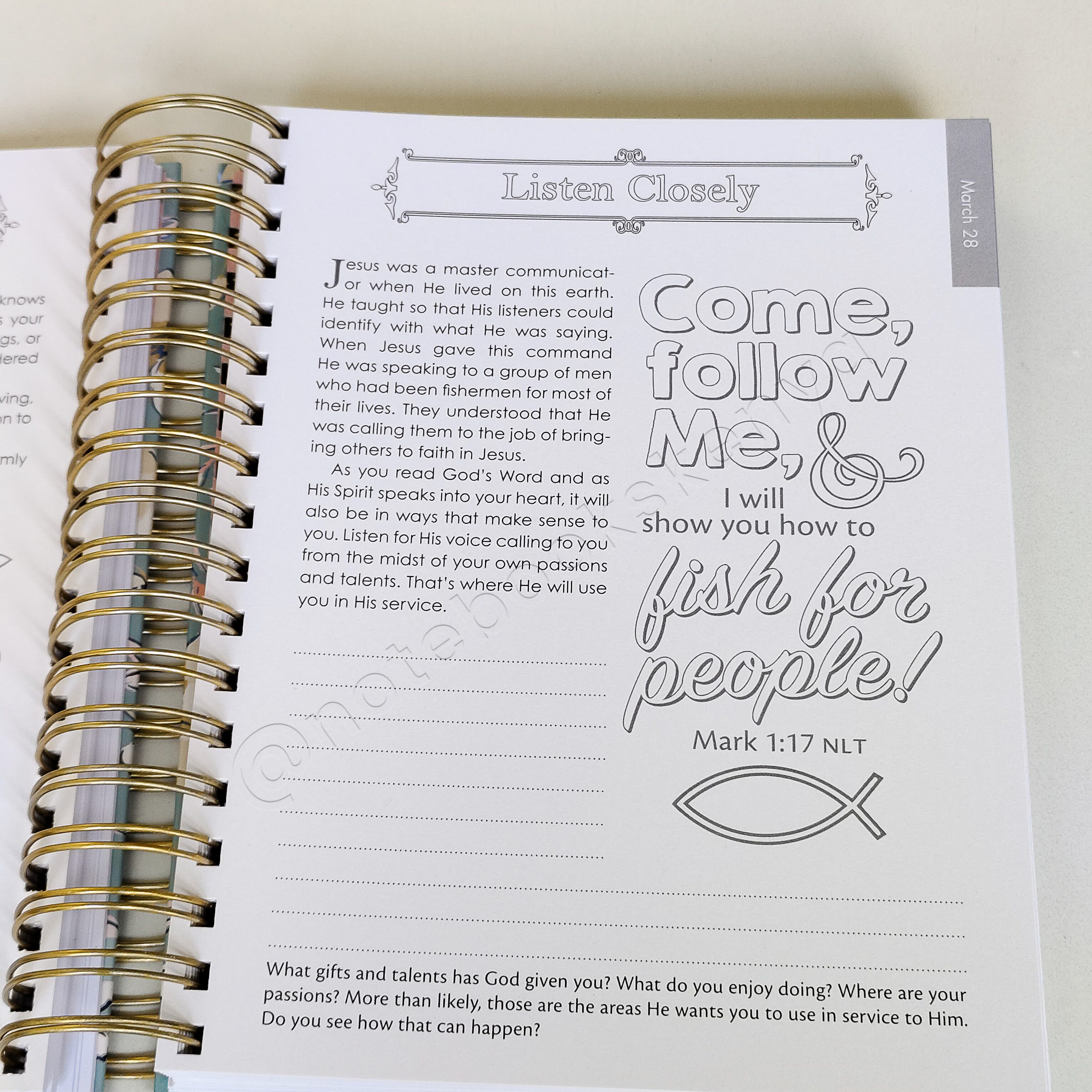 The Illustrated Words of Jesus for Women - A Devotional Coloring Book | Christian Devotional | Yearly Devotional | Devotional For Women | Bible Study Accessory | Christian Gift Idea