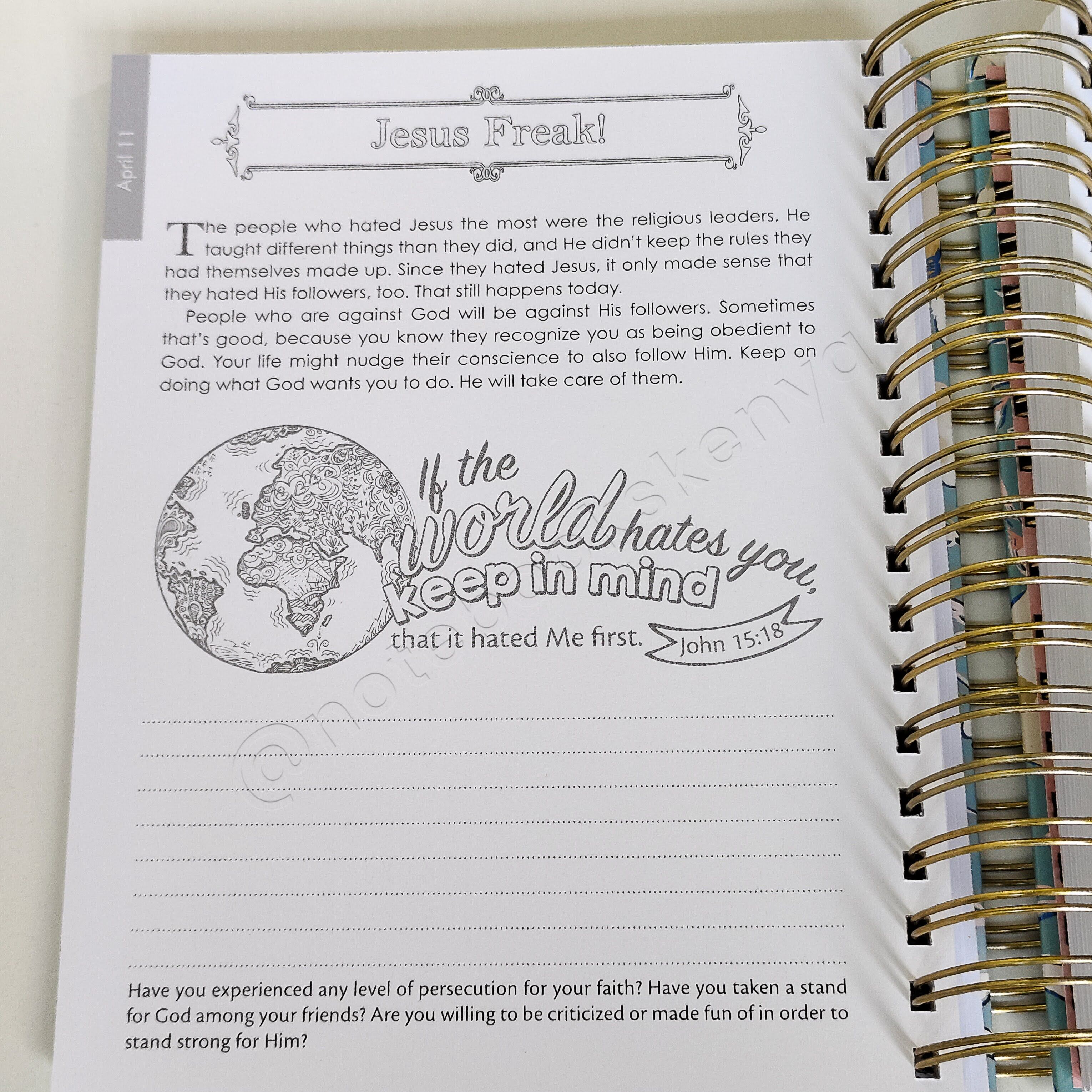 The Illustrated Words of Jesus for Women - A Devotional Coloring Book | Christian Devotional | Yearly Devotional | Devotional For Women | Bible Study Accessory | Christian Gift Idea
