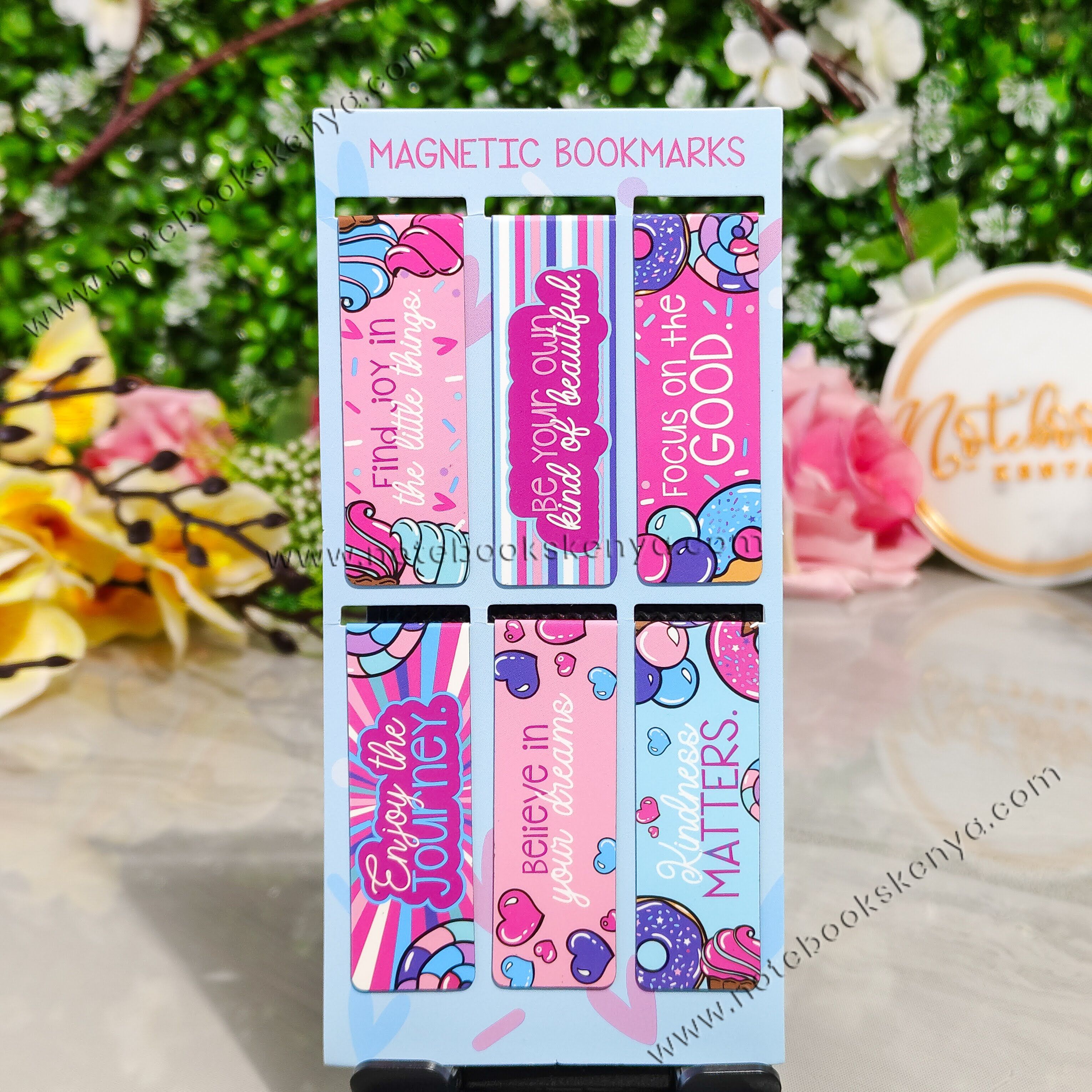 Be Your Own Kind of Beautiful – 6 Piece Magnetic Bookmark Set | Idea| Readers Gift | Scripture Bookmarks | Affirmation Bookmarks | Magnetic Book marks | Book Marks | Creative