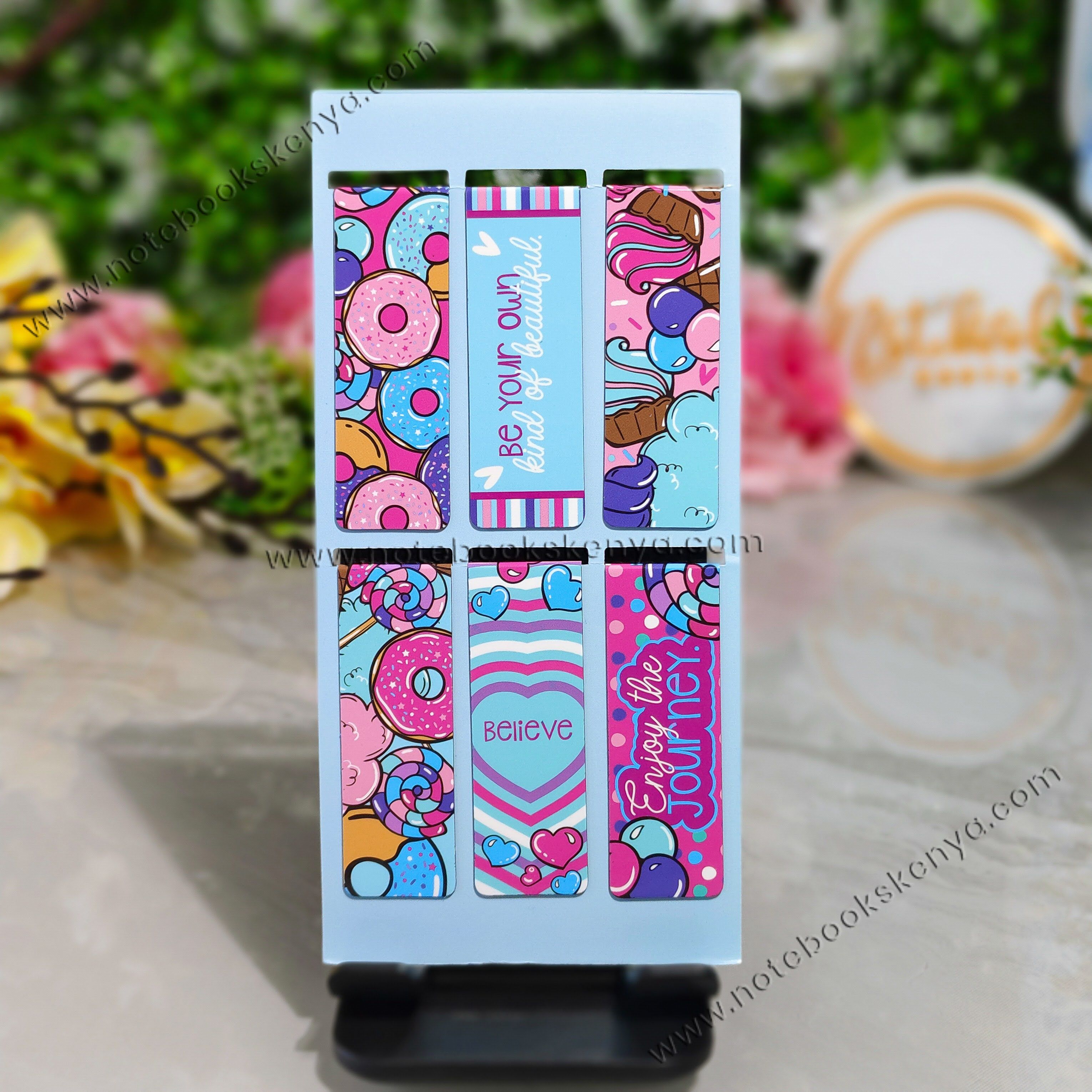 Be Your Own Kind of Beautiful – 6 Piece Magnetic Bookmark Set | Idea| Readers Gift | Scripture Bookmarks | Affirmation Bookmarks | Magnetic Book marks | Book Marks | Creative