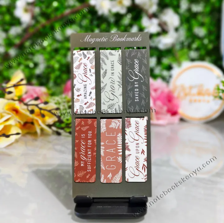 Grace Upon Grace– 6 Piece Magnetic Bookmark Set | Idea| Readers Gift | Scripture Bookmarks | Affirmation Bookmarks | Magnetic Book marks | Book Marks | Creative