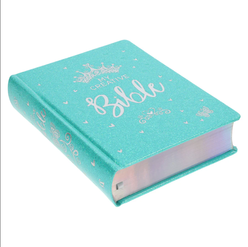 ESV Teal Glitter Hardcover My Creative Bible For Girls | Girls Creative Bible | Bibles for Girls | Christian Bible ESV | English Standard Version (ESV)