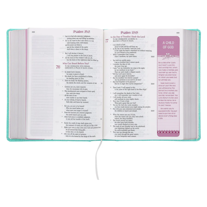 ESV Teal Glitter Hardcover My Creative Bible For Girls | Girls Creative Bible | Bibles for Girls | Christian Bible ESV | English Standard Version (ESV)