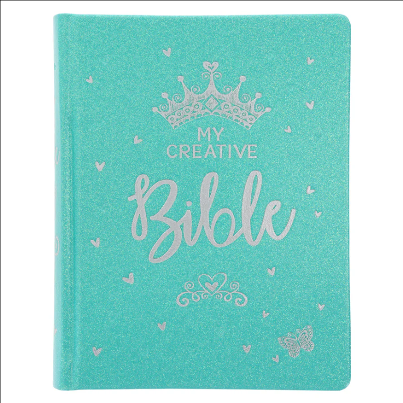 ESV Teal Glitter Hardcover My Creative Bible For Girls | Girls Creative Bible | Bibles for Girls | Christian Bible ESV | English Standard Version (ESV)