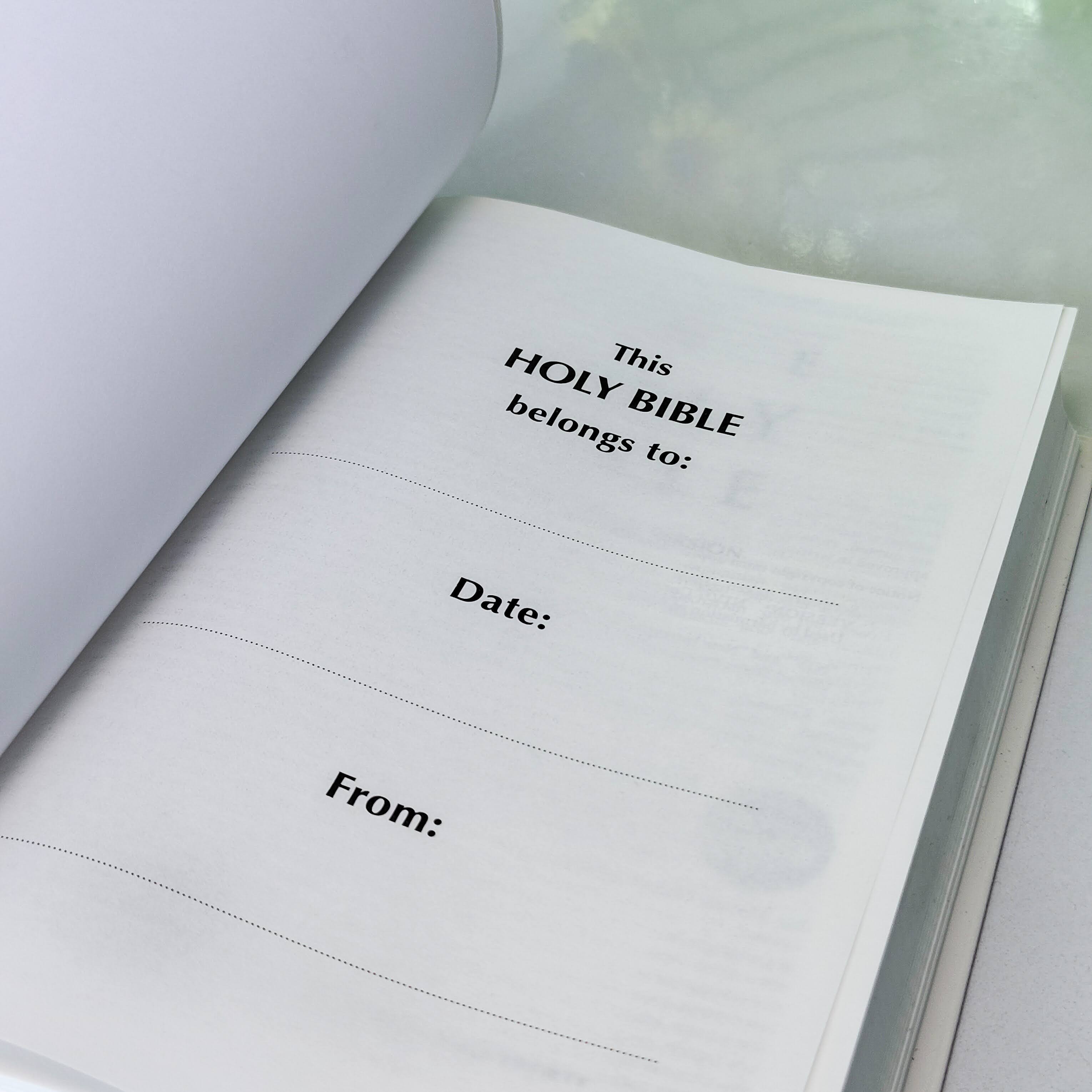 NIV Standard Bible | Purple Vinyl Leather (Gold Lettering) | Christian Bible NIV | The New International Version (NIV) | Gift Idea | Pink Bible | Blue Bible | Bible with Button