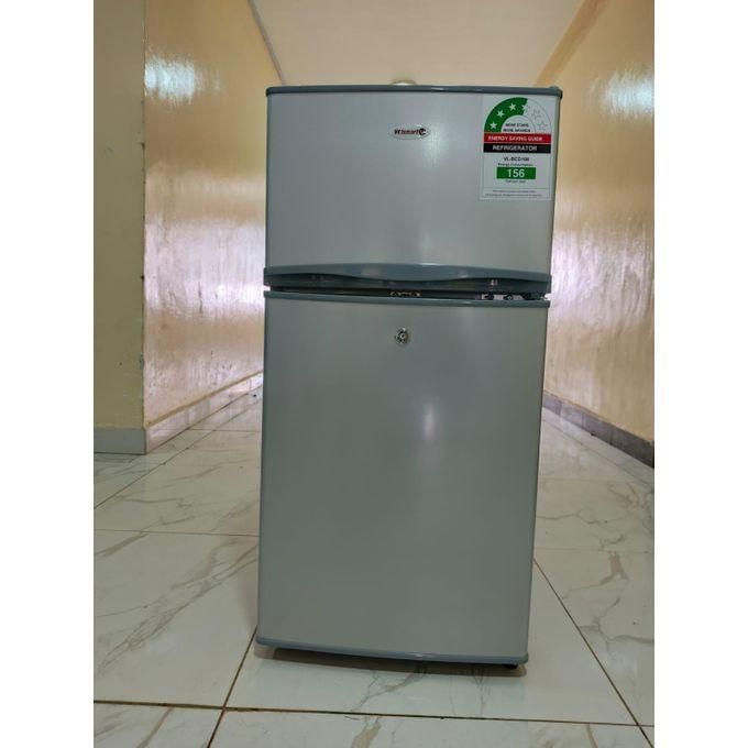 Volsmart 108L Double Door Fridge With A Larger Freezer Capacity
