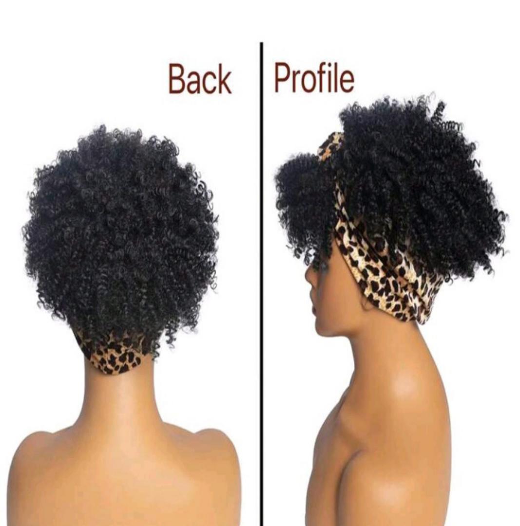 PINEAPPLE WIGS COLLECTION print headband pineapple wig _black