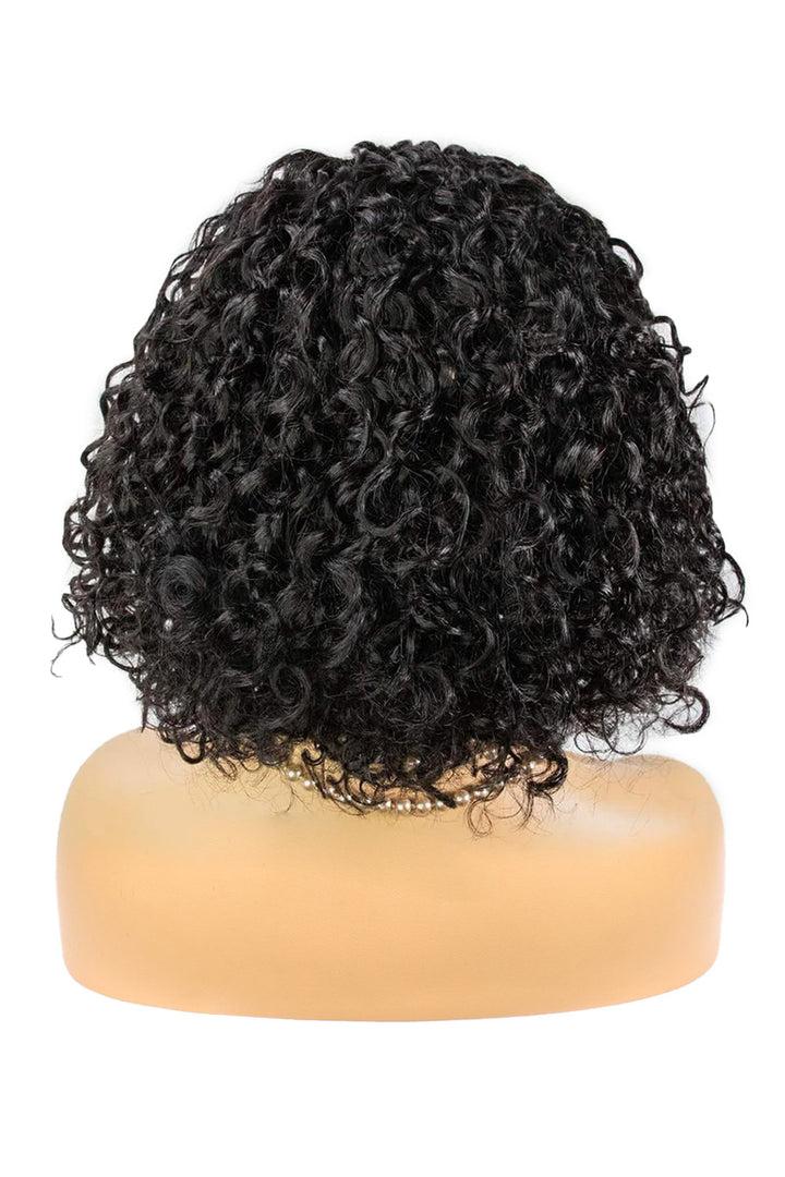 Celebrity soft Human hair blend waterwave HEADBAND wig