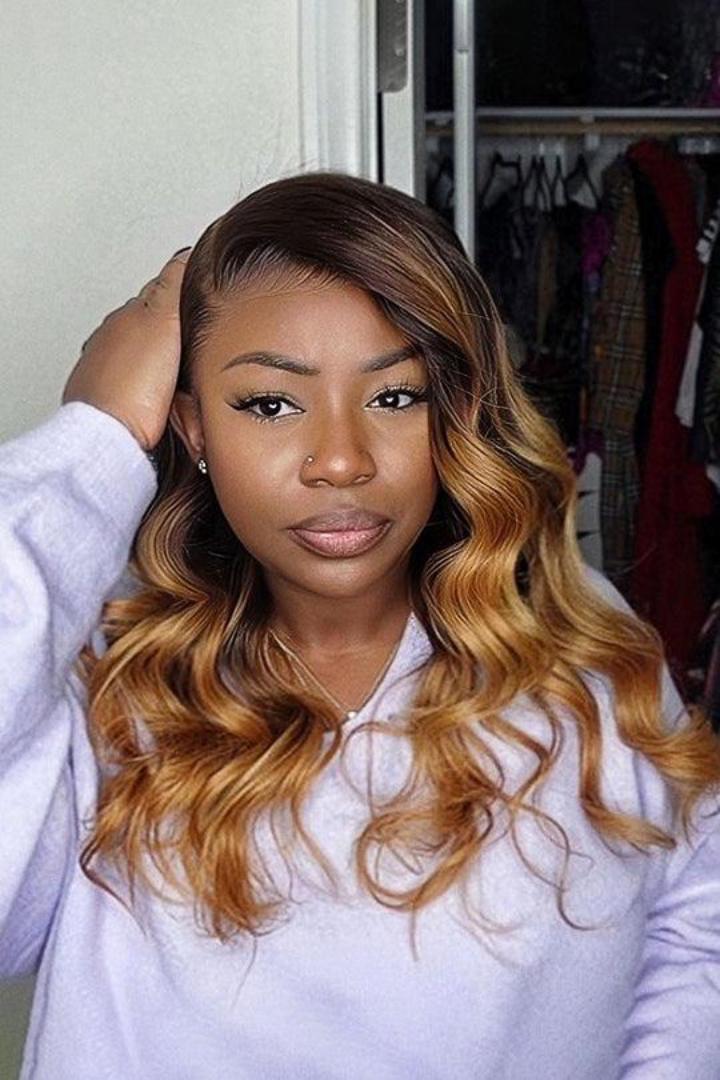 Fashion 22 inches long bodywave wig that can be blowdried and curled 2/30