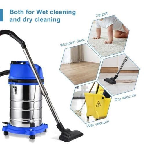 Windsor 20L Wet and Dry Vacuum Cleaner Drum Type with Steel Tank - Multifunctional Extractor Floor Cleaning Machine Floor, Seats, Carpets & Couches