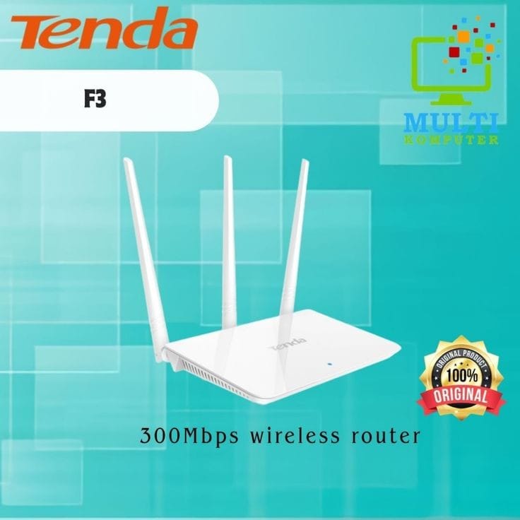 Tenda F3 N300 Wireless Wi-Fi Router is a budget-friendly, entry-level router designed for small to medium-sized homes. It offers reliable performance for basic internet tasks such as browsing, streami