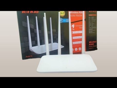 REFURBISHED Tenda F6 wireless N300 router designed for home use. It offers stable Wi-Fi performance and wide coverage,