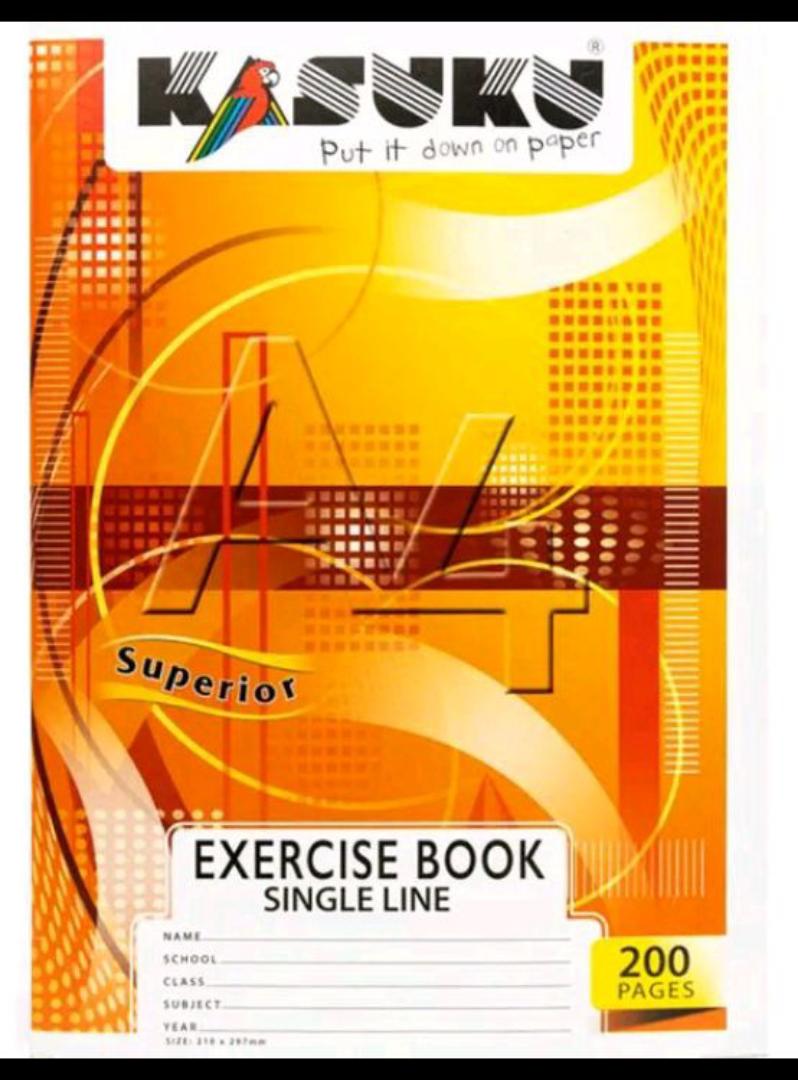 BACK TO SCHOOL OFFER Exercise books A4- 200 pages ,11 single line + 1 square line