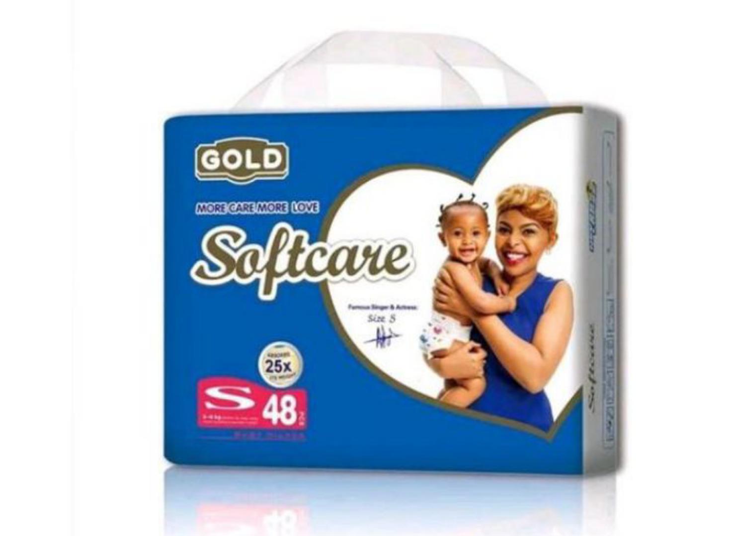 Soft care baby diapers,Small size 48 pieces + warm baby blanket+ 3 newborn socks +2 newborn vests