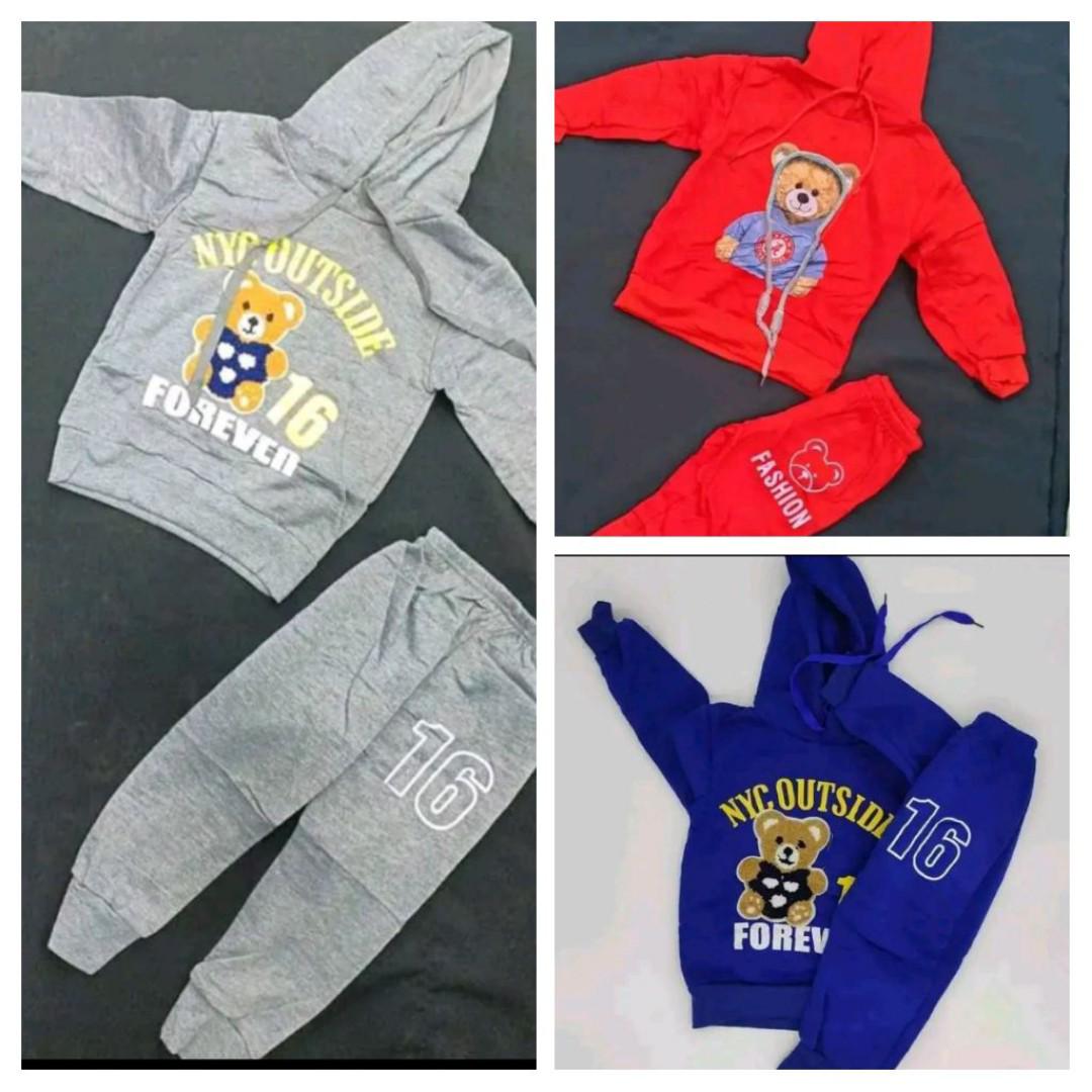 3 different colours warm baby suits suitable for all kids