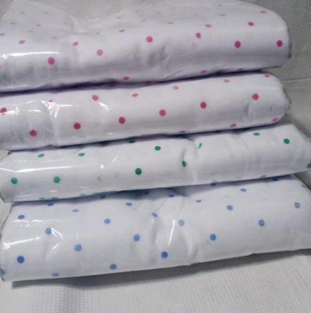 2 baby blanket ( dotted + star fashion),Baby receiving set(8 pieces)+2 baby receiving set ( 5 pieces+ 2 big baby wrappers + 3 baby feeders +1 baby basin +2 bucket+2 printed lessos+ 6 pairs of socks)