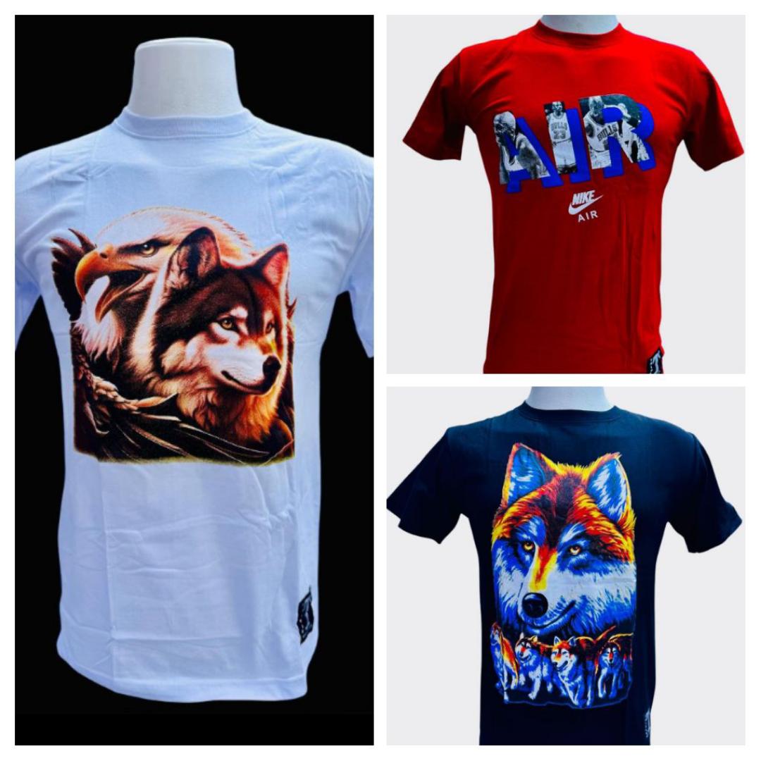 Discounted price Pure Cotton T-shirt ( plain / animal prints/ printed )