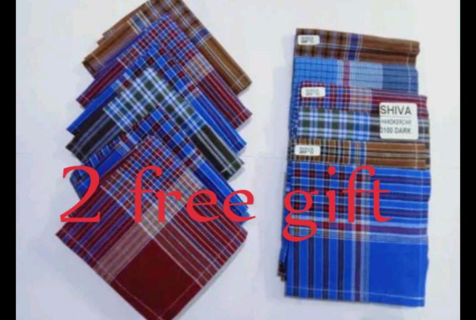 OFFER MEN BEST QUALITY PACKED SET ,,,3 white cotton men vests+ 3 cotton men boxers different colours +3 pairs of socks different colours+2 free gift handkerchiefs