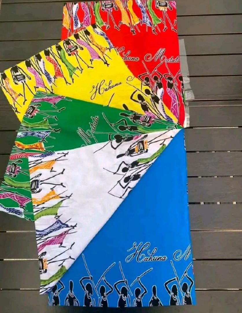 PRICE DROP Soft cotton African Lesso/ Latest shuka,,,,, prints may differ from time to time with latest design,,,, Available in wholesale for Chamas ,Dowry ceremony,groups .feel free to chat seller