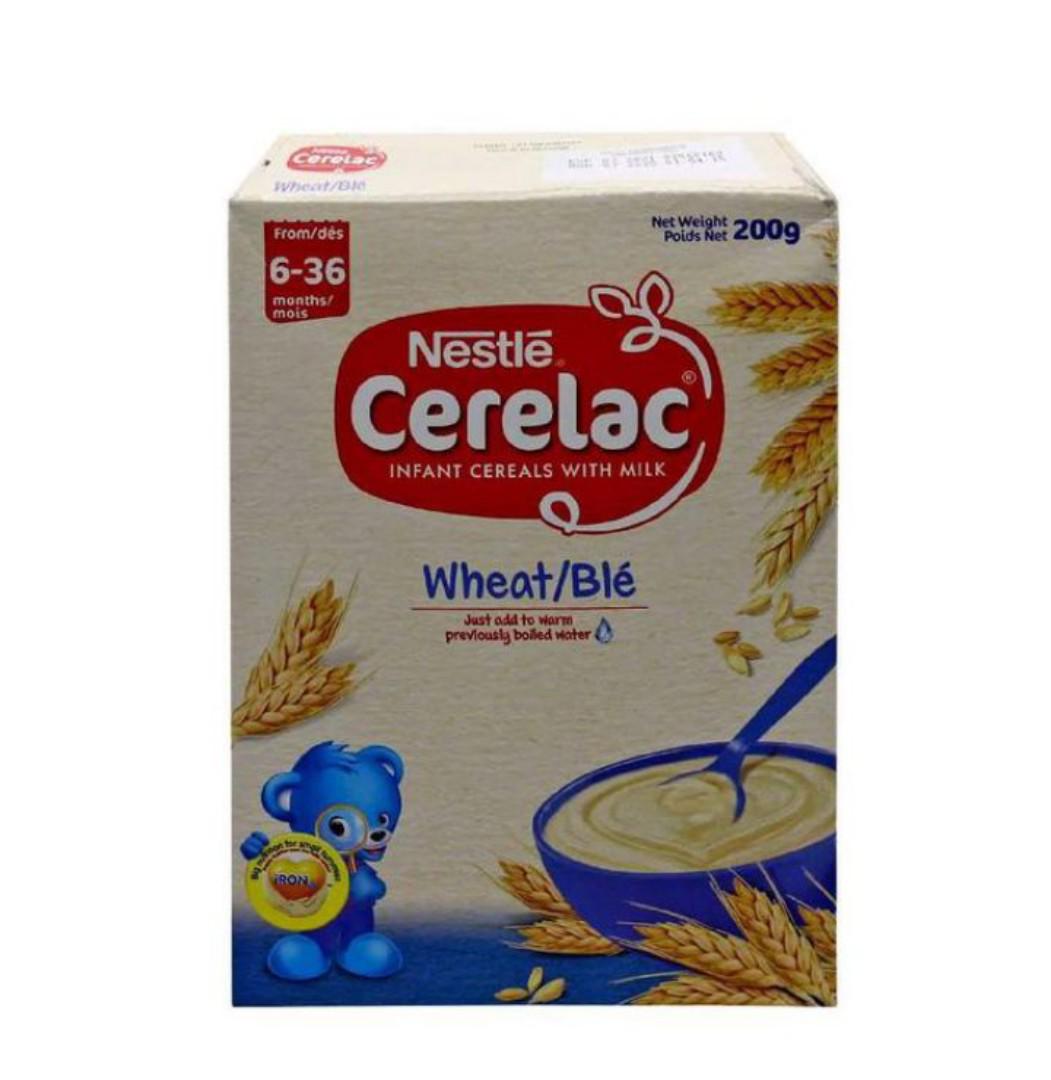 Nestle Cerelac::::wheat Cerelac or wheat and banana celerac (50g,200g,400g)Rich in Iron, vitamins , minerals and fatty acids.